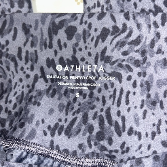 ATHLETA Salutation Printed Crop Jogger Size Small - Picture 6 of 6